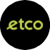 ETCO Logo green on black